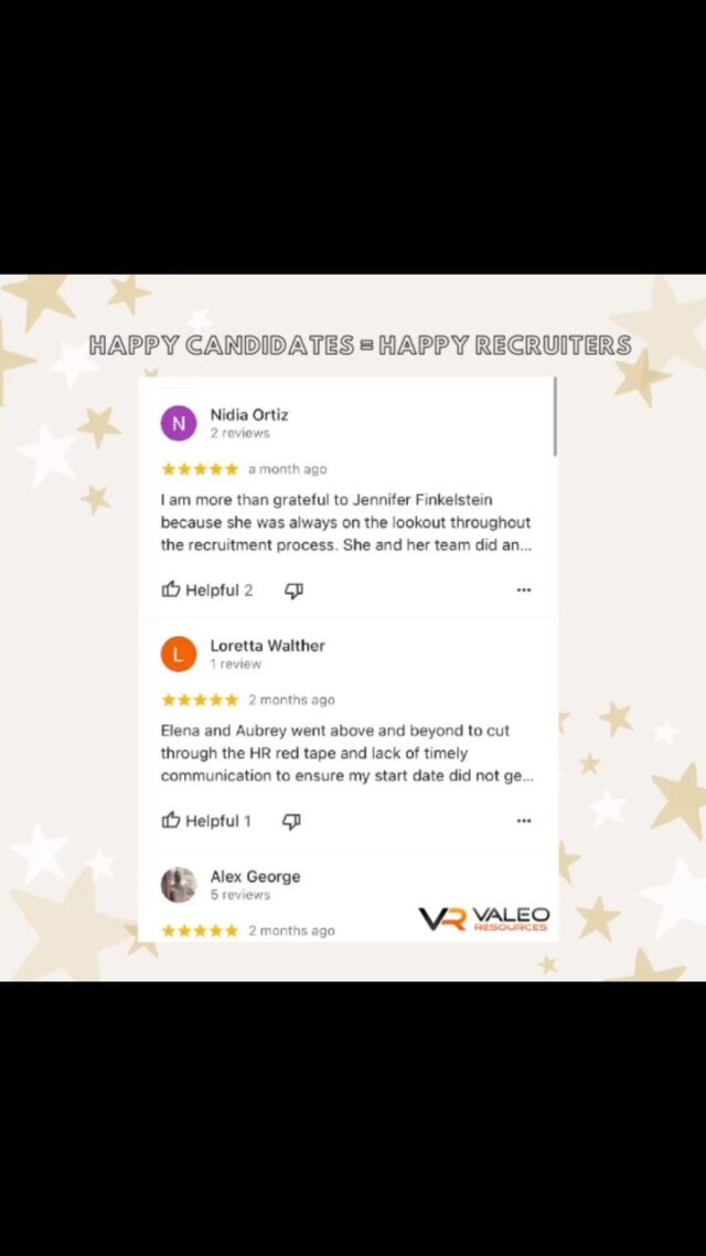 Video says it all 🤗

We love working with you as much as you love working with us! Have friends who are hiring or looking for a new position? Send them our way 🫡🫡🫡

#fivestar #happycampers #reviews #recruitmentlife #healthcareworkers #healthcare #behavioralhealth #pharma